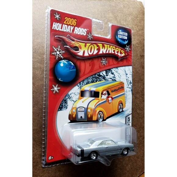 Hot Wheels '68 DODGE DART Silver 5/5 2006 HOLIDAY RODS 1:64 LTD. ED. REAL RIDERS - Picture 7 of 16